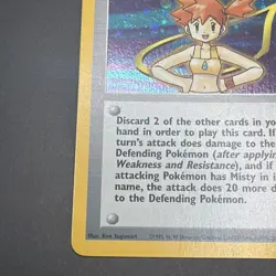 Pokemon TCG: Misty Holo Gym Heroes - 18/132 Holo Rare Swirl - Image 5