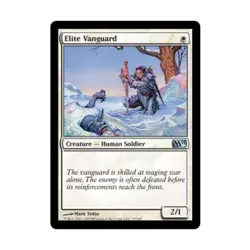WOTC MtG M11 Elite Vanguard (U) (Foil) NM - Image 1