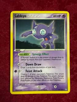 Pokemon TCG Sableye Non-Holo 22/108, Power Keepers (LP/MP) - Image 1