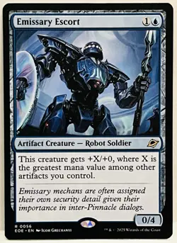 Emissary Escort -#56-MTG- Edge of Eternities-Regular-NM - Image 1