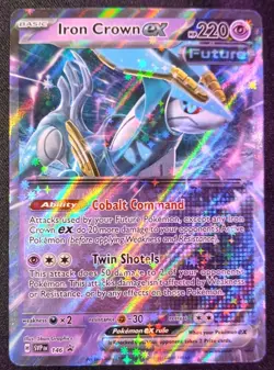 Pokemon TCG Iron Crown EX #146 Scarlet & Violet Promo Rare NM English Holo Card! - Image 1