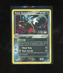 2004 Pokemon EX Team Rocket Returns Dark Gyarados REVERSE Holo Foil 36/109 - Image 1