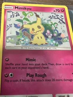 Mimikyu SM163 Holo Sun and Moon Promo NM 2019 - Image 2