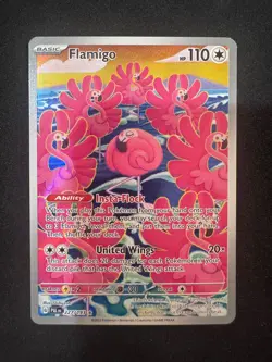 Flamigo - Holo Illustration Rare SV02: Paldea Evolved 227/193 LP - Image 1