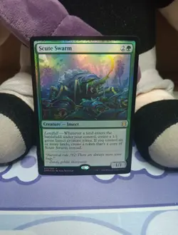 MTG Scute Swarm 203 NM Foil, Zendikar Rising - Image 1