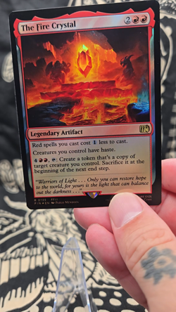 MTG The Fire Crystal Final Fantasy Foil #135 - Image 2