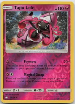Tapu Lele Reverse Holo Rare SM - Ultra Prism 94/156 NM - Image 1