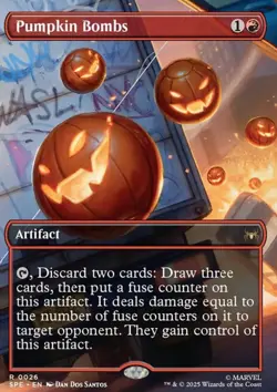 MTG Pumpkin Bombs Full Art English SPE - Image 1