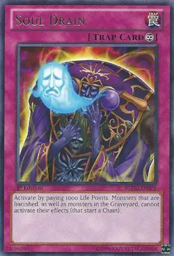Soul Drain - REDU-EN078 - Rare - 1st Edition NM Yugioh Return of the Duelist - R - Image 1