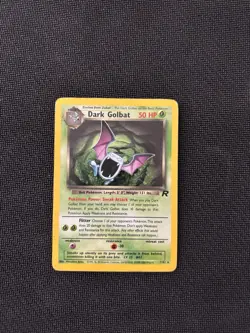 Pokemon Dark Golbat TCG Holo Rare Card 7/82 Team Rocket Series - Image 1