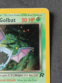 Pokemon TCG Dark Golbat 7/82 Team Rocket Holo Rare Card Vintage WOTC NM-LP+ - Image 3