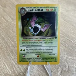 Dark Golbat 7/82 Team Rocket Unlimited Holo Rare Pokemon TCG MINT/NM! - Image 1