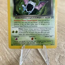 Dark Golbat 7/82 Team Rocket Unlimited Holo Rare Pokemon TCG MINT/NM! - Image 3