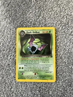 Pokemon TCG Dark Golbat Team Rocket 7/82 Holo Rare LP. - Image 1