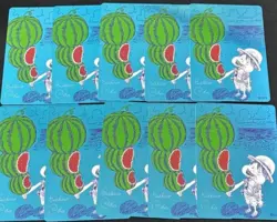 ONE PIECE METAKIRA LUFFY CARD RARE JAPAN FAIR NATSU COMI 2026 10 pieces cards - Image 1