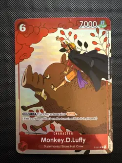 Monkey.D.Luffy (Gift Collection 2023) P-001 One Piece Promotion Cards Foil - Image 1