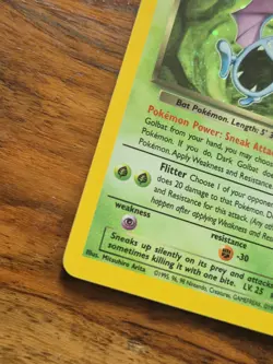 Pokemon TCG Dark Golbat Team Rocket 7/82 Holo Unlimited Holo Rare WOTC Vintage - Image 2