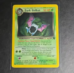 Pokemon TCG Dark Golbat 7/82 Team Rocket Holo Rare 50 HP Unlimited Edition - Image 3