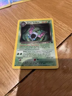 Pokemon TCG WOTC Team Rocket Dark Golbat Holo 7/82 MP - Image 1