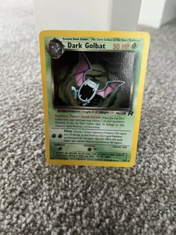 Pokemon Dark Golbat TCG Team Rocket Holo Card 7/82 Unlimited Rare NM Condition - Image 1