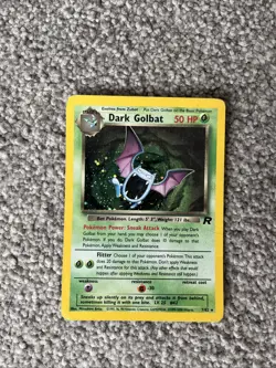 Pokemon Dark Golbat TCG Team Rocket Holo Card 7/82 Unlimited Rare Good Condition - Image 1