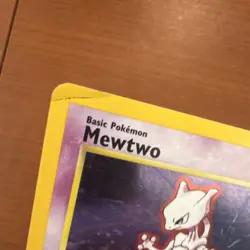 WotC Pokemon Base Set Mewtwo Holo Rare 10/102 Unlimited HP - Image 4