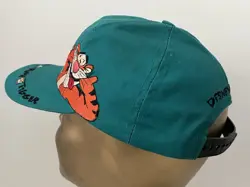 1990’s Vintage Disneyland Winnie The Pooh Hat Aqua Bear Snapback Adjustable - Image 4