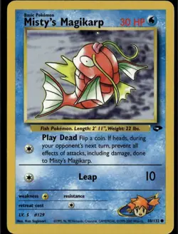 NM - Misty's Magikarp #088/132 | Common | Gym Challenge - Image 1