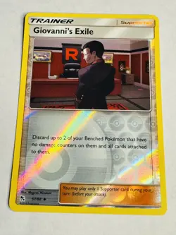 Giovanni's Exile Uncommon Hidden Fates 57/68 NM/M - Image 1