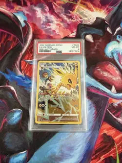 2022 POKEMON SWORD & SHIELD BRILLIANT STARS TG04 FULL ART/JOLTEON | PSA 8 - Image 1