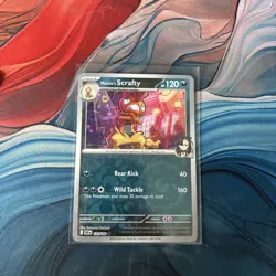 Marnie's Scrafty 133/182 Uncommon Destined Rivals Pokemon Reverse Holo Near Mint - Image 1