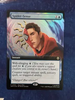 MTG Spider-Sense #284 Buy-a-Box Foil Promo - Spider-Man Set - LP - Image 1