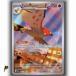 Pokemon Perfect Order Talonflame 091/088 Illustration Rare Holo Card NM - Image 1