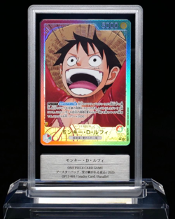 ARS 10 Gold Monkey D. Luffy Leader Parallel OP13-001 One Piece Card Game 2025 - Image 1