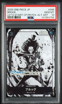 PSA 10 Brook Let's Start Campaign SR Parallel EB01-046 One Piece Card Gem Mint - Image 1