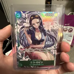 Nico Robin P-111 ASIA PROMO One Piece Mini-tin Pack Set vol.2 Japanese Card NM - Image 1