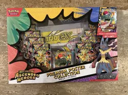 Pokemon TCG Mega Evolution Ascended Heroes Mega Lucario ex Premium Poster Box - Image 1