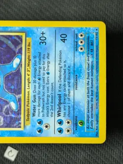 Poliwrath 13/102 - Base Set Unlimited Holo Rare Pokemon TCG MP - Image 5
