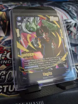 Bandai Dragon Ball Super Card Game Vegito FP-091 PR Foil Promo Winners - Image 1