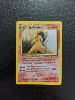 Pokemon card Typhlosion 17/111 Neo Genesis Holo eng vintage inglese lp - Image 1