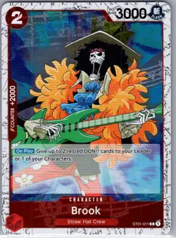 Brook - (Pirate Foil) ST01-011 English PRB02 - One Piece Card - NM - Image 1