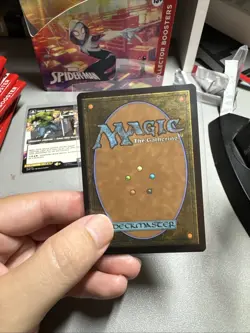 Magic MTG Spider-Man Opposition Agent 0019 Borderless Marvel Eternal Mythic Foil - Image 2