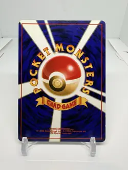Swirl Hitmonlee Holo Rare Japanese Fossil No. 106 Pokemon Card - 1997 - Image 2