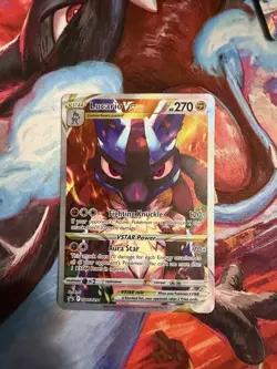 Lucario VSTAR SWSH291 SWSH: Sword & Shield Promo Cards Holo NM - Image 1