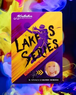 Marin Kitagawa Waifu LA Lakers Custom TCG Flash Gold Holo Foil Card Anime - Image 2