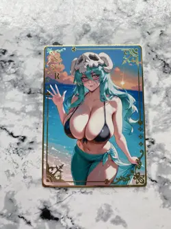 Goddess Story Metal Card Bleach Nelliel Waifu Anime Goddess Story Gold Anime ACG - Image 1