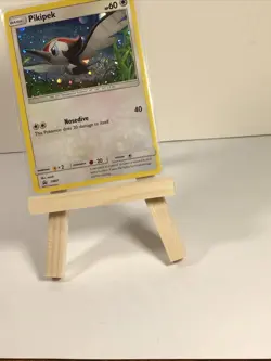 Pokemon Pikipek SM07 HD GALAXY SWIRL with HOLO BLEED Sun & Moon Base - Image 5