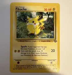 The Pokemon Company Pikachu 60/64 Jungle Common 50 HP Unlimited English - Image 1