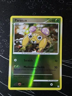 Paras 92/123 Reverse Holo Mysterious Treasures Pokemon TCG - Image 1