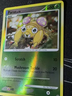 Paras 92/123 Reverse Holo Mysterious Treasures Pokemon TCG - Image 3